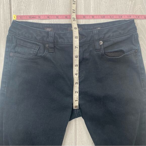 Miss Me Women's Black 01 Raw Hem Stretchy Ankle Skinny Denim Jeans Size 26 - Picture 8 of 12